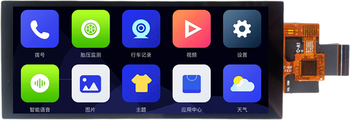 Anvendelsesmuligheder for en 3,99-tommer langstrimmel LCD-skærm med 400*960 opløsning i elektroniske produkter