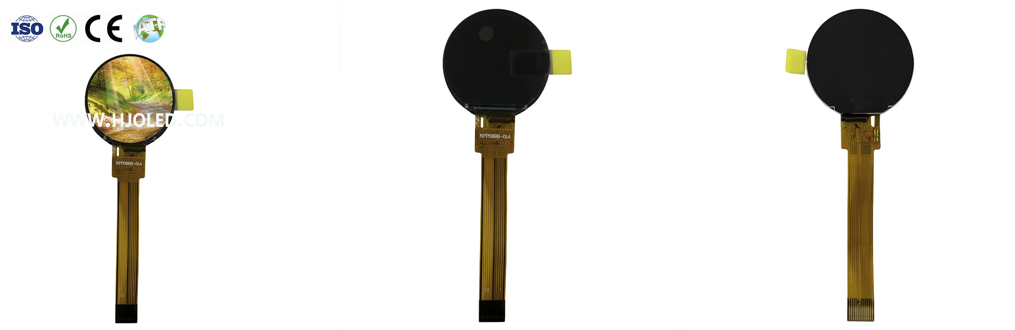 0,99-tommer rund LCD-skærm: Lille størrelse, store anvendelser