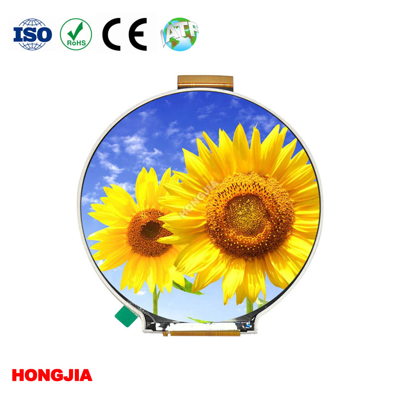 4,0 tommer rund LCD
